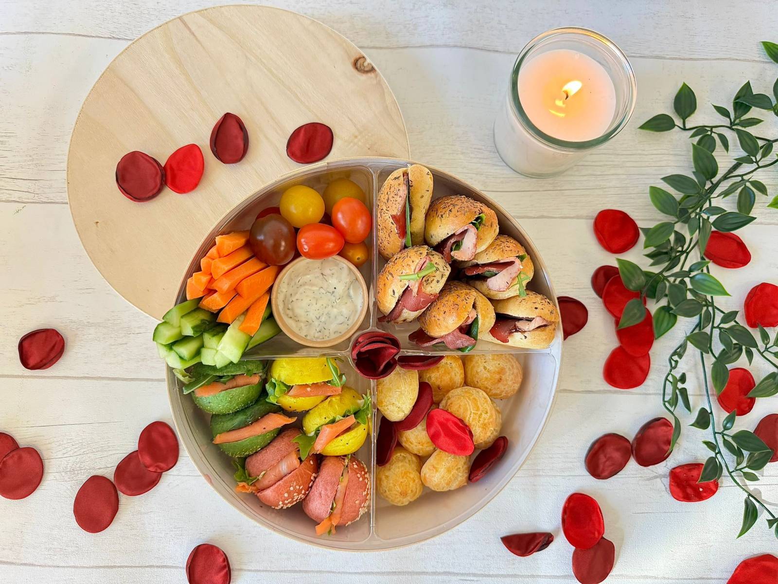 Box de Saint-Valentin salée