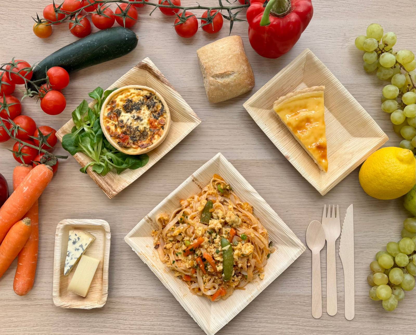 Notre plateau repas Marcel en livraison sur marseille et les alentours 