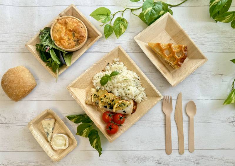 Le plateau repas CIGALON en livraison au bureau entre Marseille et Aix en Provence