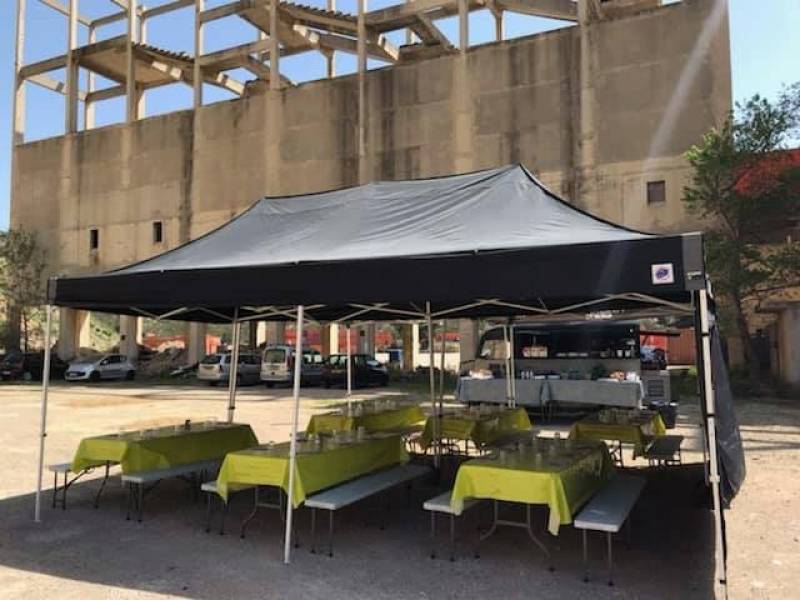Catering avec Food truck pour repas sur tournage de films dans la région de Marseille