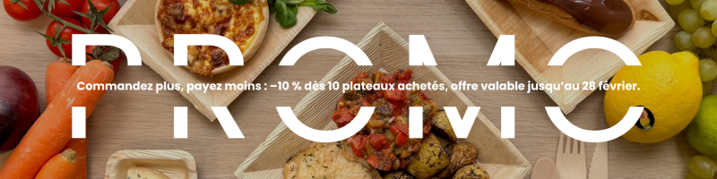 Offre promotionnelle – 10 plateaux repas = 10 % de remise