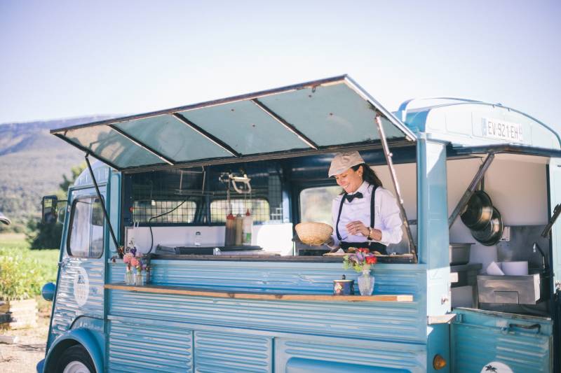 food truck vintage en provence mariage