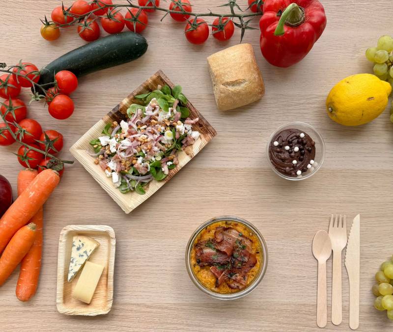 Découvrez notre plateaux repas LOUISE, livré chaud