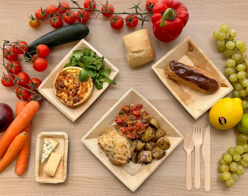 Notre plateau repas Paul en livraison sur marseille et les alentours 