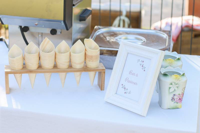 animation panisses de l'estaque en cornet live cooking anniversaire