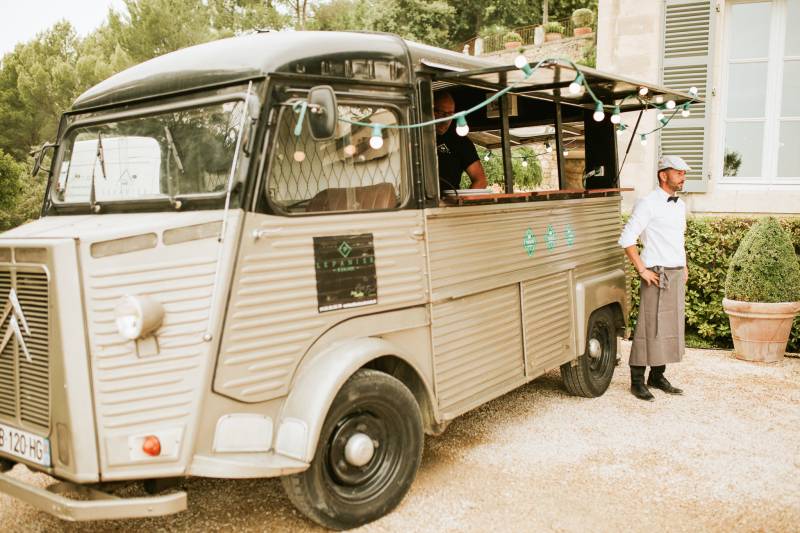 foodtruck le panier à salade vintage HY réception en provence