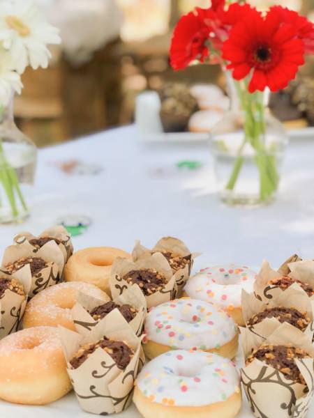 anniversaire de mariage après midi gourmand theme las vegas donuts