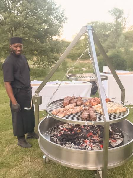 mariage d'exception barbecue brésilien menu du marié