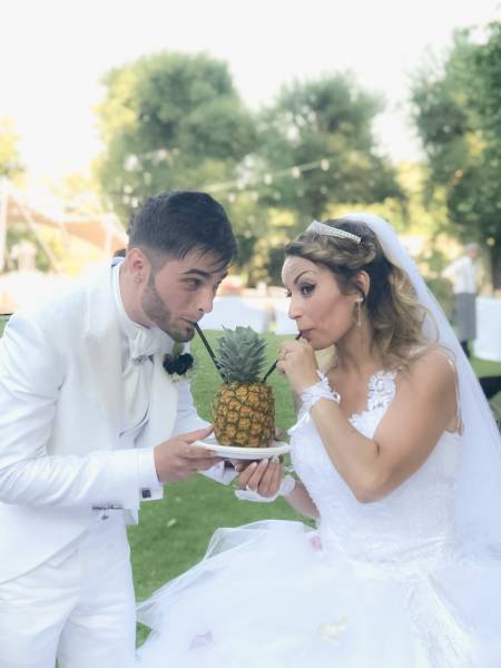 mariage d'exception bar à cocktail apéritif panier à salade