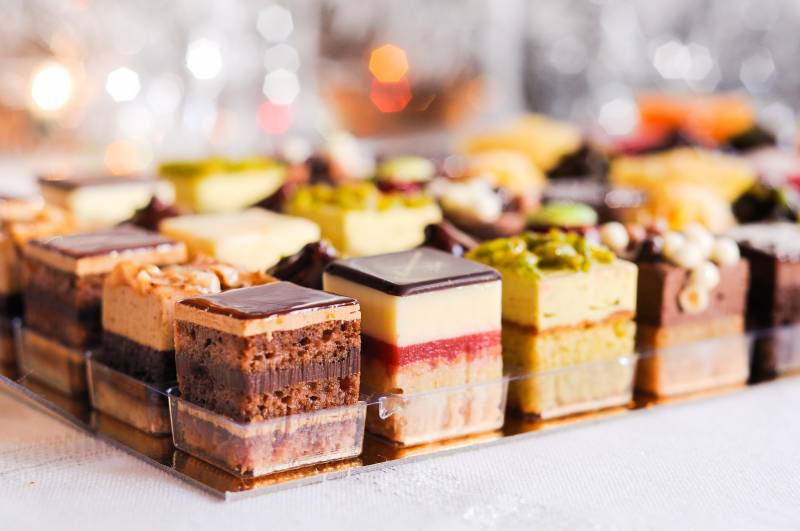 Mini cheese cake dessert buffet panier à salade marseille