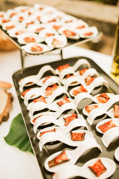 mise en bouche aubergine à la parmesane apéro traiteur marseille