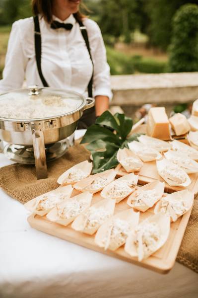 Le bar à risotto par le Panier à Salade