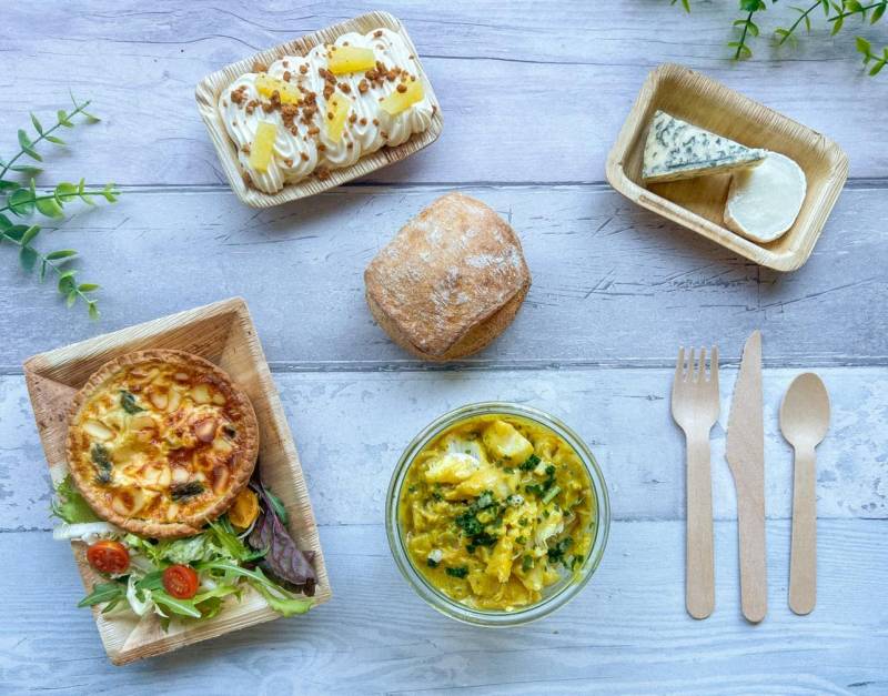 Plateau repas poisson livré chaud à Marseille - traiteur côté sud events